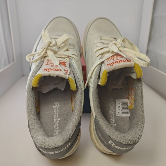 Reebok Club C Revenge Plus White/Grey Sneakers Size US 11 Mens DV7187 - Picture 8 of 12